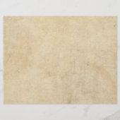 Shakespeare Sonnet 144 (CXLIV) op perkament Flyer (Achterkant)