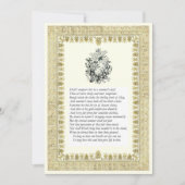 Shakespeare Sonnet # 18 Kaart (Voorkant)