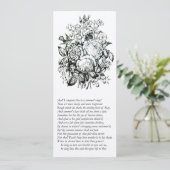 Shakespeare Sonnet # 18 Kaart (Staand voorkant)