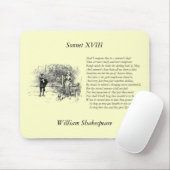 Shakespeare Sonnet # 18 Muismat (Met muis)