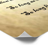 Shakespeare Sonnet 18 Poster (Hoek)