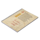 Shakespeare Sonnet 18 (XVIII) op het perkament Notitieboek (Linkerzijde)