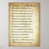 Shakespeare Sonnet 19 Poster (Voorkant)