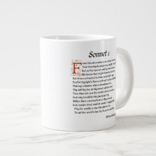 Shakespeare Sonnet 1 Grote Koffiekop