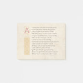 Shakespeare Sonnet 20 (XX) op het perkament Post-it® Notes (Voorkant)