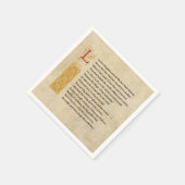 Shakespeare Sonnet 3 (III) op Parchment Servet (Hoek)