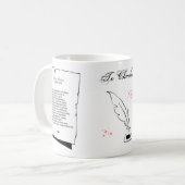 Shakespeare Sonnet 70 Koffiemok (Voorkant links)