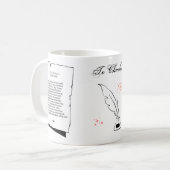 Shakespeare Sonnet 72 Koffiemok (Voorkant links)