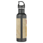 Shakespeare Sonnet 73 (LXXIII) op het perkament Waterfles (Achterkant)