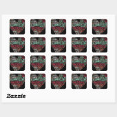 Shakespeare Sonnet Vierkante Sticker (Vel)