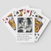 Shakespeare-speelkaarten Speelkaarten (Achterkant)