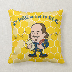 Shakespeare Spelling Bee Pillow Kussen