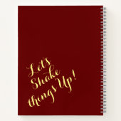 Shakespeare Spiral-laptop omhoog schudden Notitieboek (Achterkant)