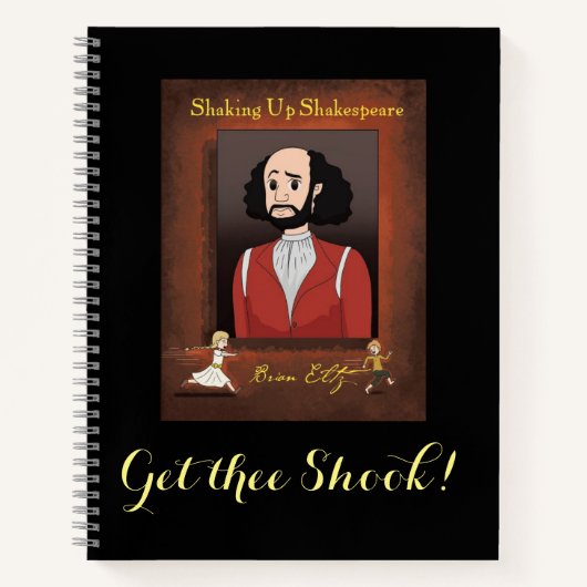 Shakespeare Spiral-laptop omhoog schudden Notitieboek (Voorkant)