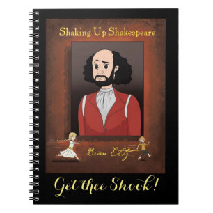Shakespeare Spiral Photo-laptop omhoog schudden Notitieboek
