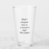 Shakespeare Summer Quote Decor For Home Glas (Voorkant)