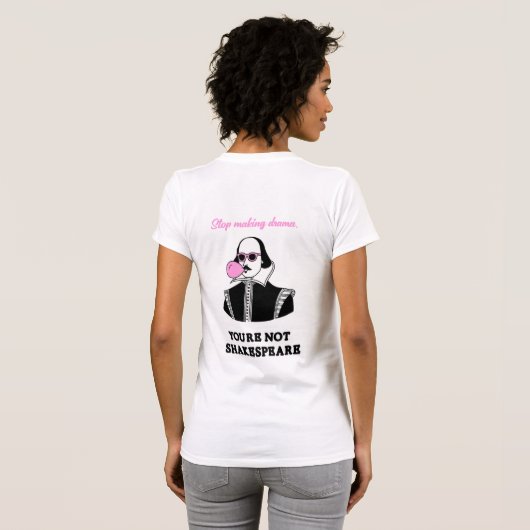 Shakespeare T-Shirt (Achterkant volledig)