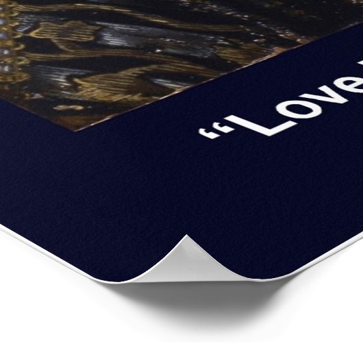 Shakespeare Tame Snake Love Quote Poster Print (Hoek)