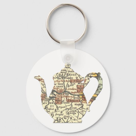 Shakespeare Teapot Sleutelhanger (Voorkant)