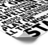 Shakespeare-tekstontwerp Poster (Hoek)