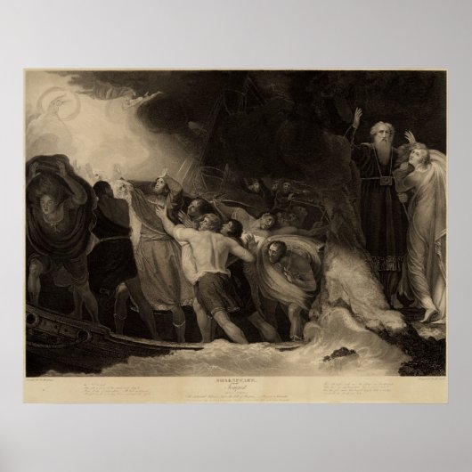 Shakespeare The Tempest Poster (Voorkant)