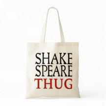 Shakespeare Thug Canvas tas