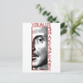 Shakespeare visualiseren briefkaart (Staand voorkant)
