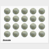 Shakespeare Witte Roos Citaat Ronde Sticker (Vel)