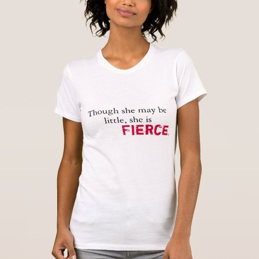shakespeare - ze is hevig en sterk t-shirt (Voorkant)