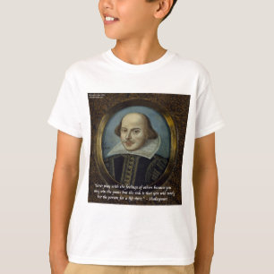 Shakespeare & Zijn Beroemde Gevoelens Citaten T-shirt