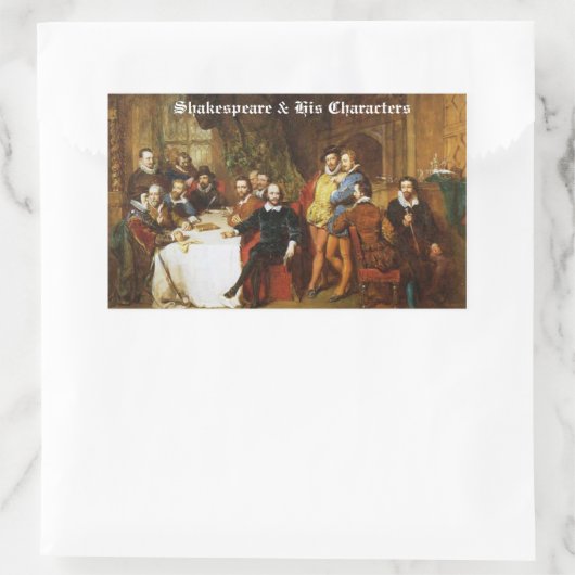 Shakespeare & Zijn Karakters Stickers (Tas)