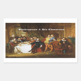 Shakespeare & Zijn Karakters Stickers