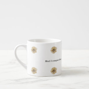 Shakespeare Zomer Citaat Decoratie Voor Thuis Espresso Kop