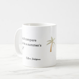 Shakespeare Zomer Citaat Decoratie voor Thuis Koffiemok