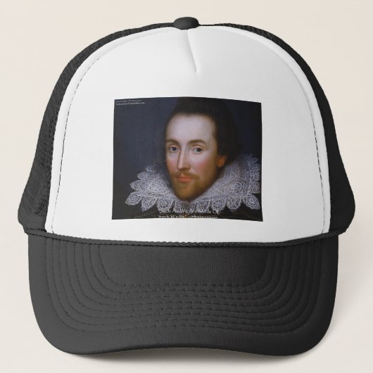 Shakespeare "Zulke We zijn" Wisdom Quote Giften & Trucker Pet (Voorkant)