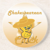 Shakespearean Chick #10 Zandsteen Onderzetter (Voorkant)