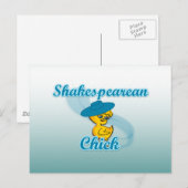 Shakespearean Chick #3 Briefkaart (Voorkant / Achterkant)