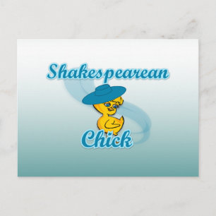 Shakespearean Chick #3 Briefkaart