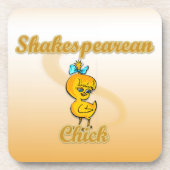 Shakespearean Chick Bier Onderzetter (Voorkant)