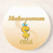 Shakespearean Chick Zandsteen Onderzetter (Voorkant)