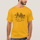 Shakespearean Insult-Shirt - "Flax-Wench" T-shirt (Voorkant)