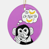 Shakespeare's aap keramisch ornament (Links)