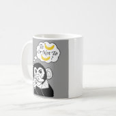 Shakespeare's aap koffiemok (Voorkant links)