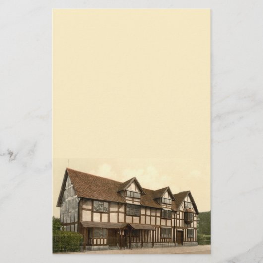 Shakespeare's Birthplace, Stratford-upon-Avon, Ver Briefpapier (Voorkant)