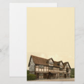Shakespeare's Birthplace, Stratford-upon-Avon, Ver Briefpapier (Voorkant / Achterkant)