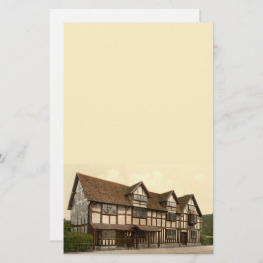 Shakespeare's Birthplace, Stratford-upon-Avon, Ver Briefpapier (Voorkant / Achterkant)