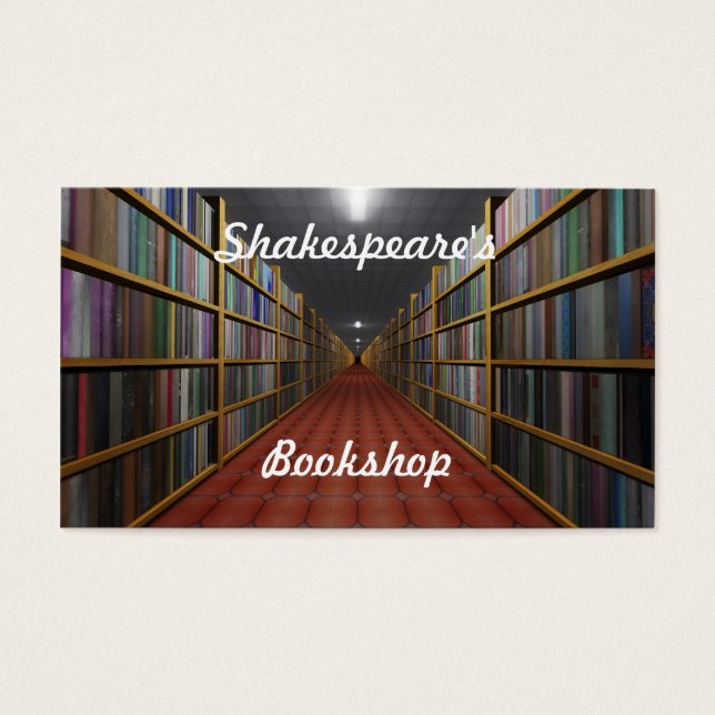 Shakespeare's Bookshop Visitekaartjes (Voorkant)