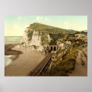 Shakespeare's Cliff, Dover, Kent, Engeland Poster
