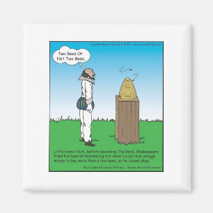 Shakespeares De Bijenhouder Grappige Cadeaus & T-s Magneet