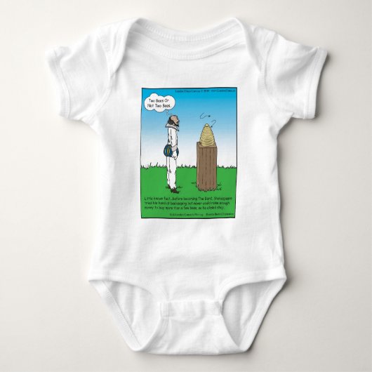 Shakespeares De Bijenhouder Grappige Cadeaus & T-s Romper (Voorkant)